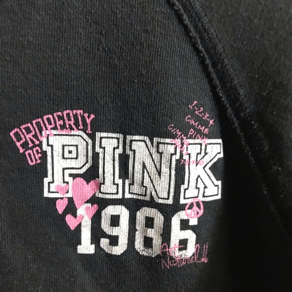 Victoria secret black zip up jacket - Picture 4 of 4